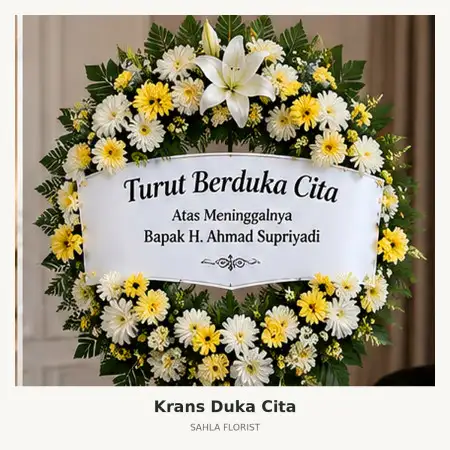 Krans Bunga Duka Tanah Sareal